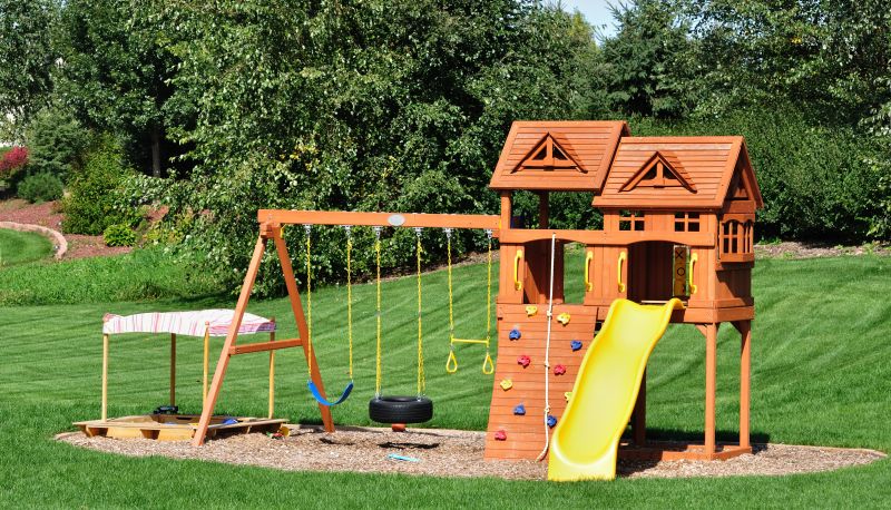 Swing Set Installation in Overland Park, KS